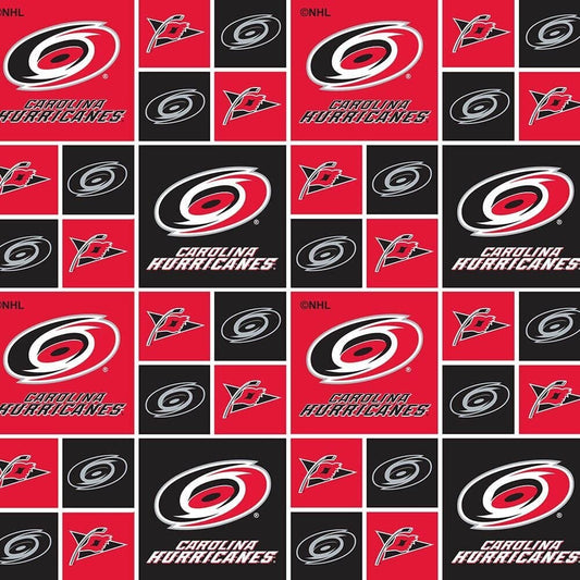 Carolina Hurricanes NHL Hockey Cotton Fabric NHL-020 HUR