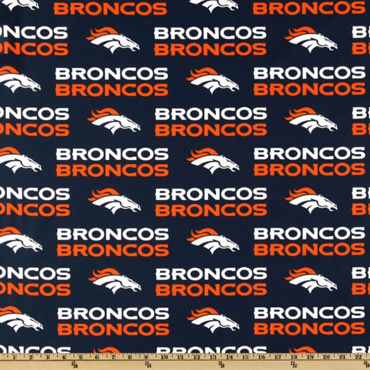 Denver Broncos NFL Football 58" Fabric Traditions Cotton Fabric NFL-2507D