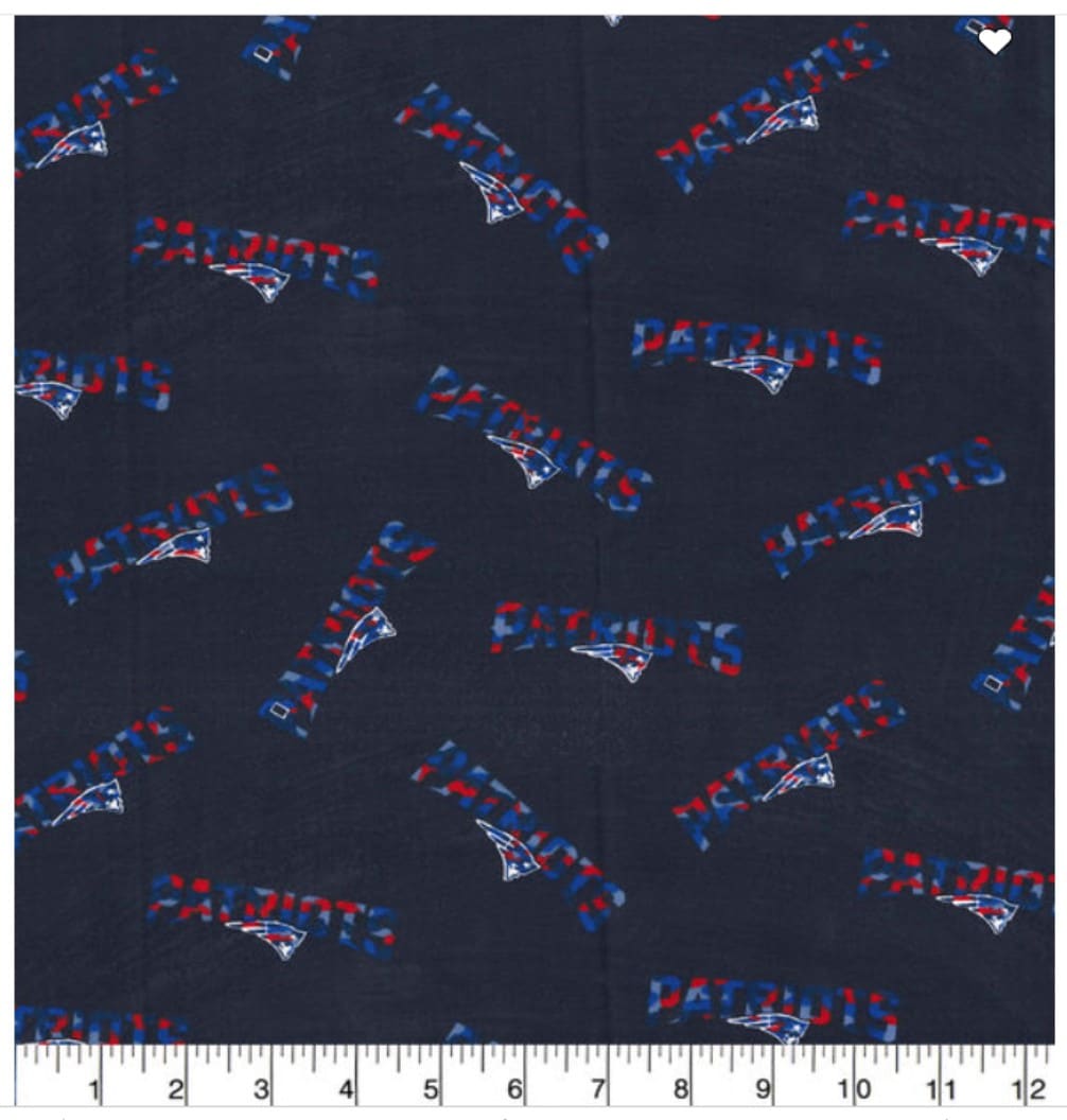 New England Patriots NFL Football Camo Logo Fabric Traditions Cotton Fabric NFL-70367