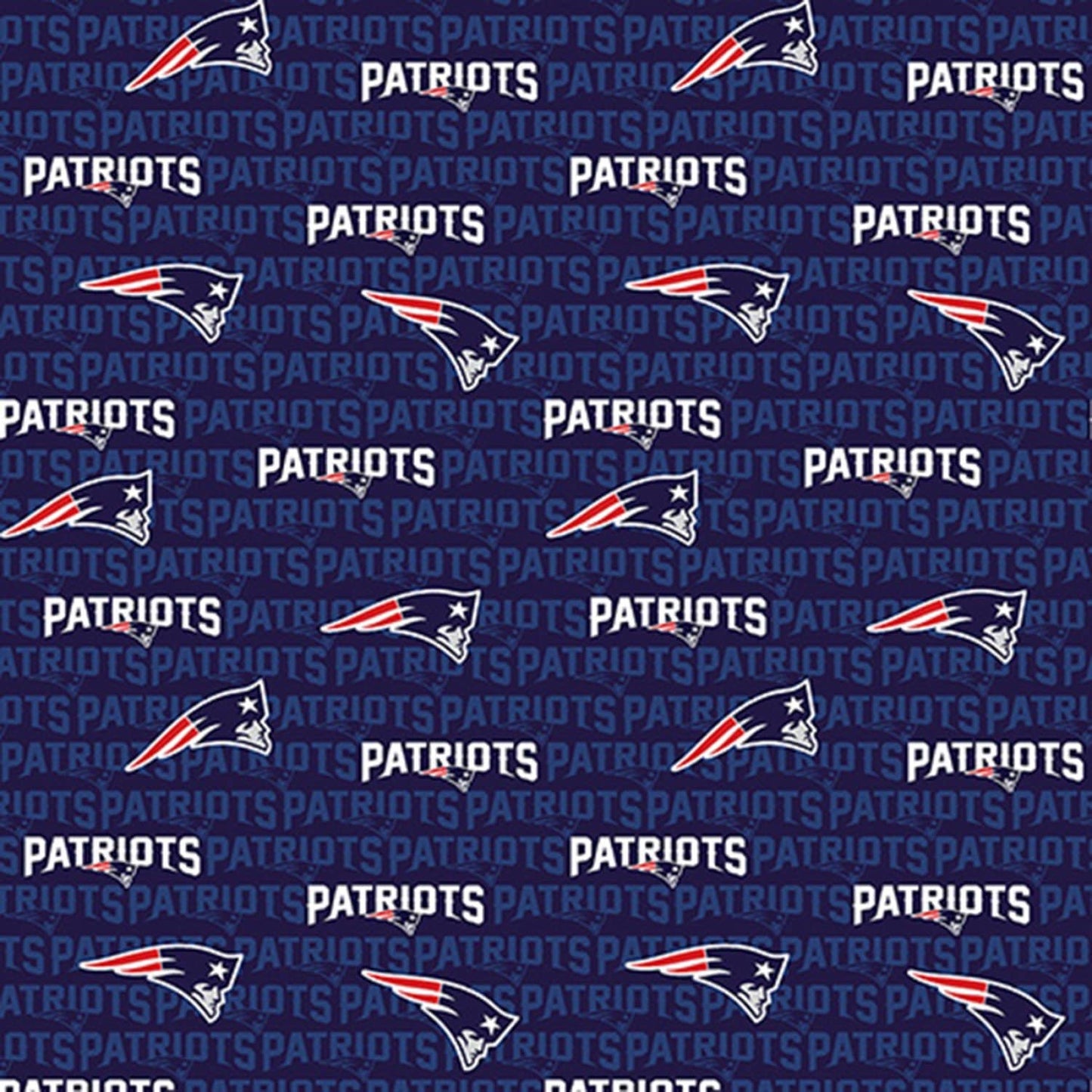 New England Patriots NFL Football Mini-name 58" Fabric Traditions Cotton Fabric NFL-14500D
