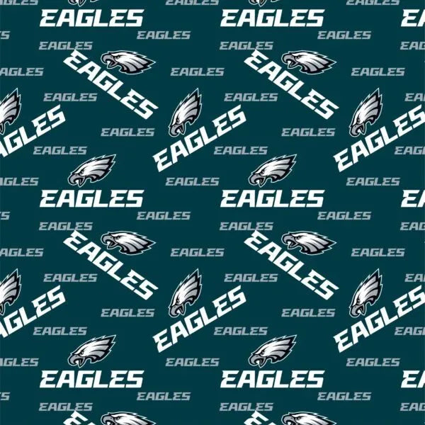 Philadelphia Eagles NFL Football Logo Fabric Traditions Cotton Fabric NFL-70682DN
