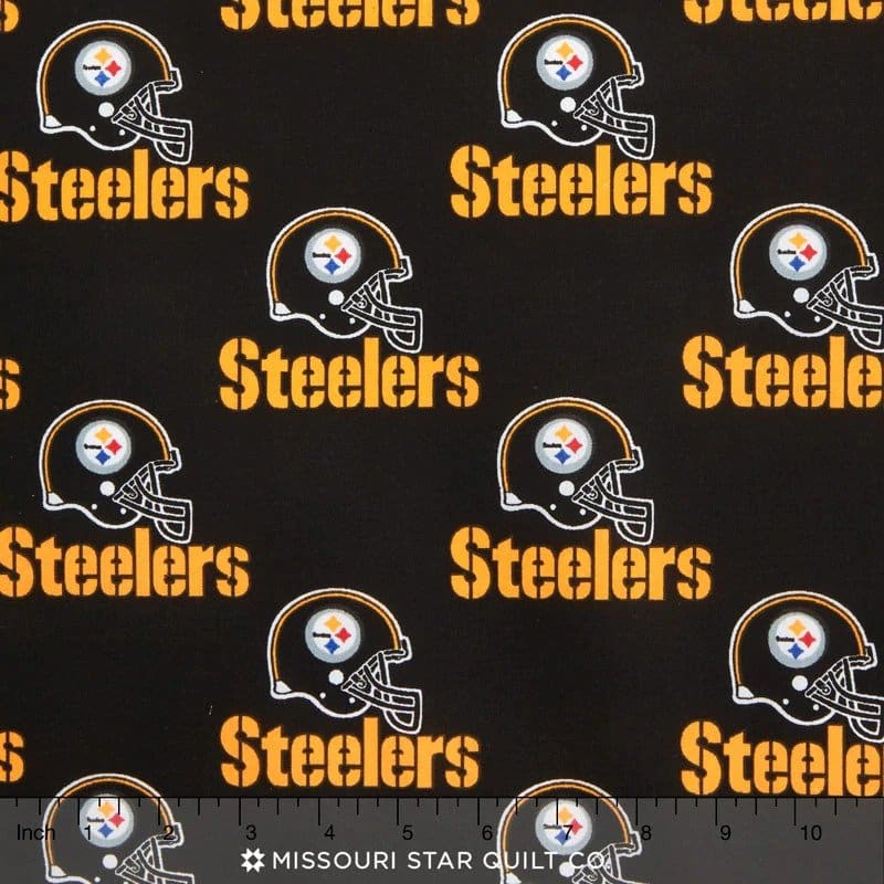Pittsburgh Steelers NFL Football Helmet 58" Fabric Traditions Cotton Fabric NFL-A522