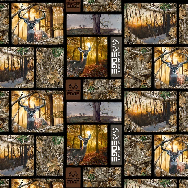Realtree Daybreak Edge Patch Sykel Enteprises Cotton Quilting Fabric SYK-1170 | US Fabric Shop