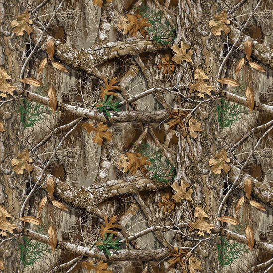 Realtree Edge Camouflage Brown Sykel Enterprises Cotton Fabric SYK-10286 | US Fabric Shop