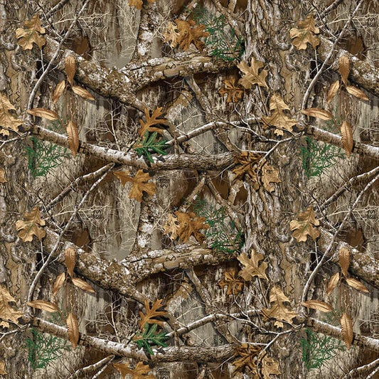 Realtree Edge Camouflage Brown Sykel Enterprises Cotton Fabric SYK-10286 | US Fabric Shop